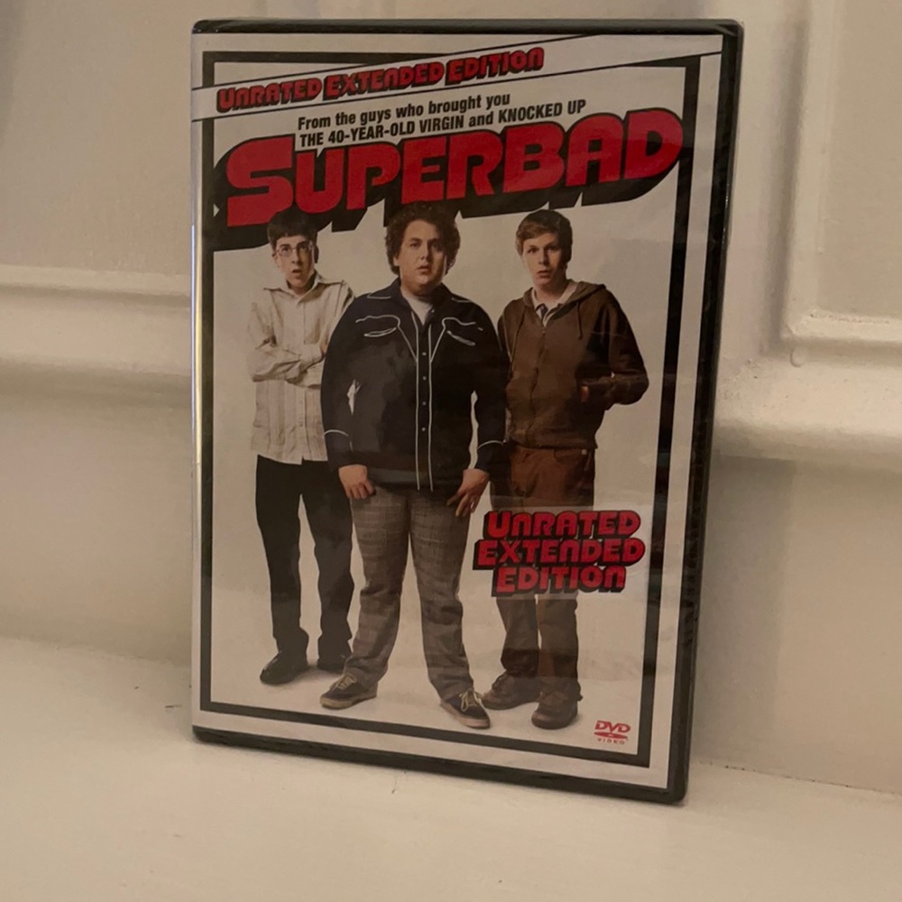 Superbad DVD. Unrated Extended Edition